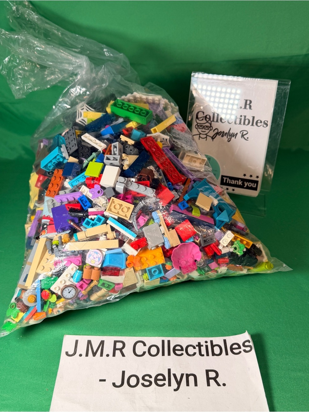 4lb Lego Bulk Lot: Assorted Bricks, Mini-figures used 4 Figure - Picture 2 of 15